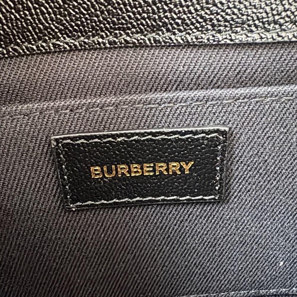 Last 1-Burberry Hampshire Small House Check & Leather Crossbody NWT - Picture 9 of 11